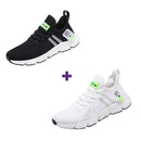 Promoção especial: 2 pelo preço de 1 – Tênis unissex confortável e arejado da Fast Pro