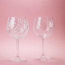 Kit Presente 2 Taças Gin de Cristal Leaves | SOB ENCOMENDA