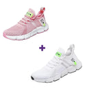 Promoção especial: 2 pelo preço de 1 – Tênis unissex confortável e arejado da Fast Pro