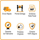 4 Jogo Americano Napoli Cinza Impermeável Pvc