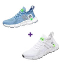 Promoção especial: 2 pelo preço de 1 – Tênis unissex confortável e arejado da Fast Pro