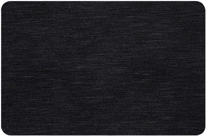 8 Jogo Americano Juta Preto - Impermeável Limpa Facil Pvc