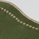 Jogo Americano Sousplat Realeza Mesa Posta Guardanapo 8 Pçs Cor:Verde Musgo