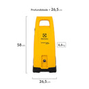 Lavadora de Alta Pressão Electrolux Power Wash Plus 1800 PSI Bico Turbo e Escova Giratória (EWS31)