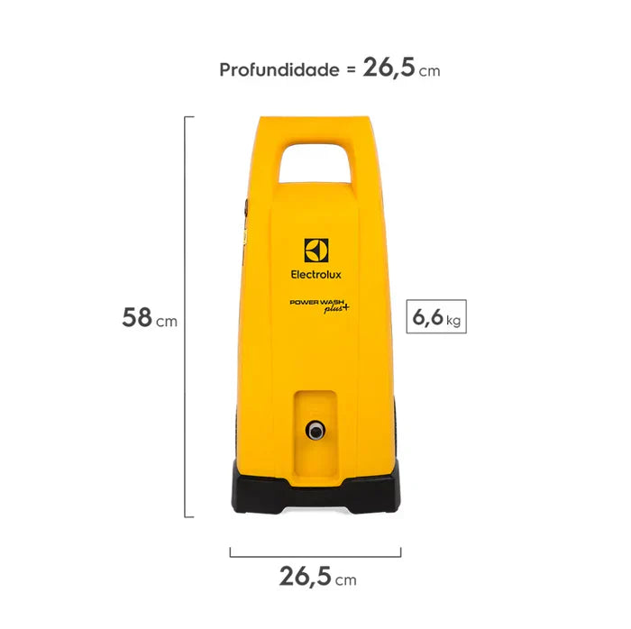 Lavadora de Alta Pressão Electrolux Power Wash Plus 1800 PSI Bico Turbo e Escova Giratória (EWS31)