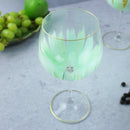 Kit Presente 2 Taças Gin de Cristal Green | SOB ENCOMENDA