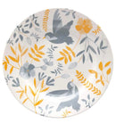 Aparelho de Jantar 20 Peças Miena Donna Bem-te-vi em Cerâmica - Amarelo/Azul