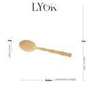 Faqueiro Bamboo Dourado 30 peças - OFERTA DE NATAL