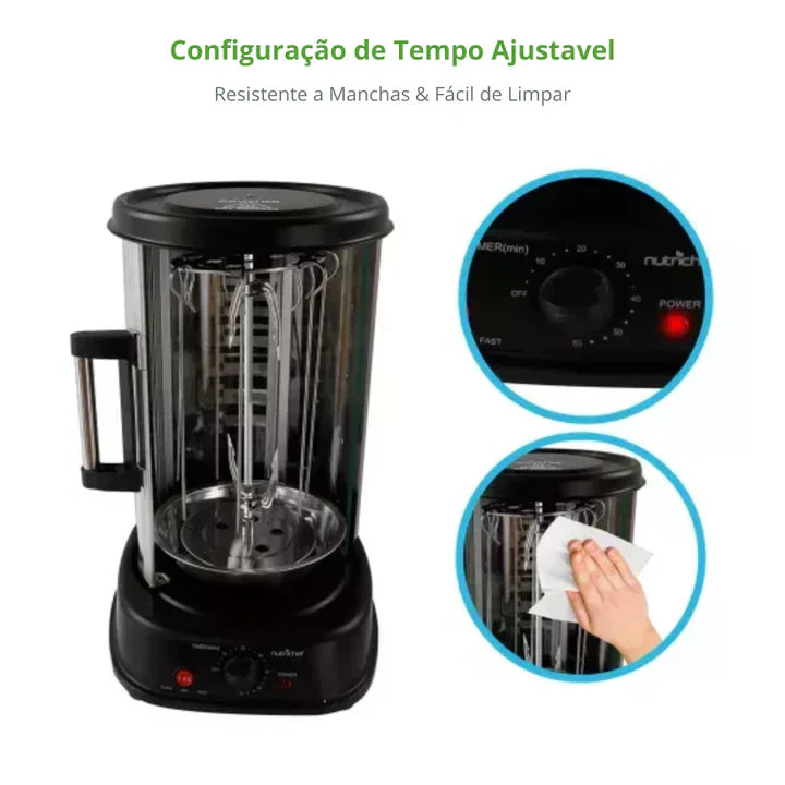 FORNO GIRATÓRIO DE MESADA VERTICAL
