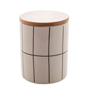 Kit 2 Potes de Cerâmica Turim