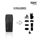 Video Game Pen Retrô Tazzi ORIGINAL 10.000 Jogos 4K + 2 Controles de Brinde